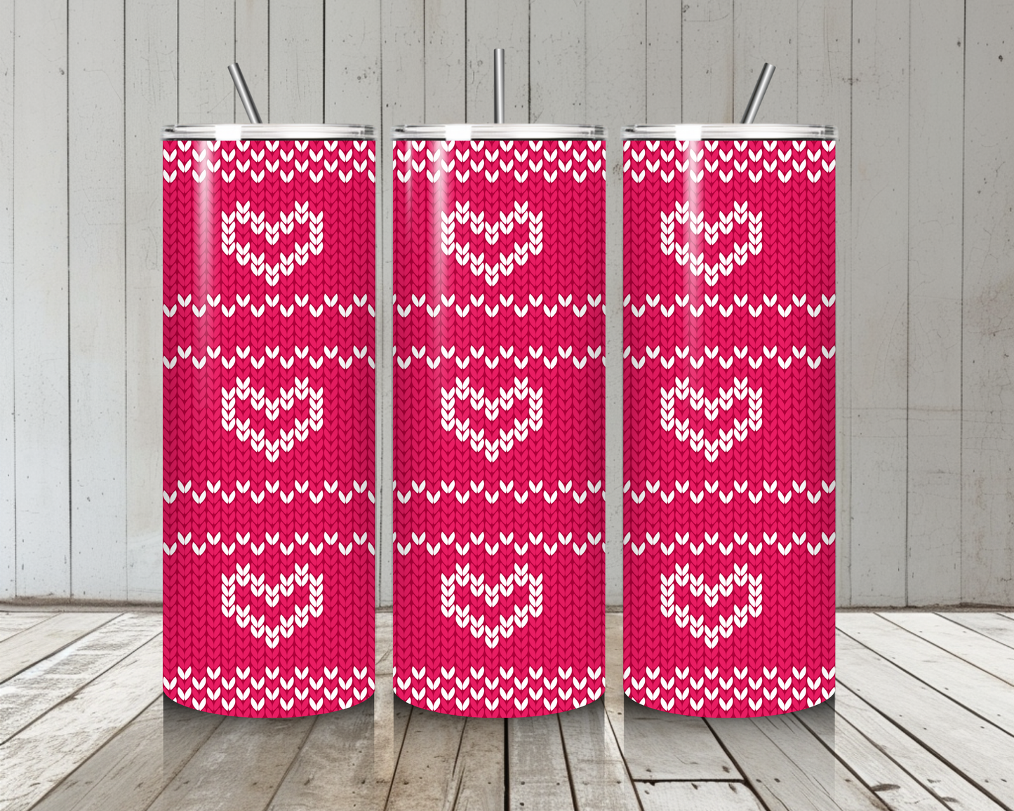 Knitted Hearts