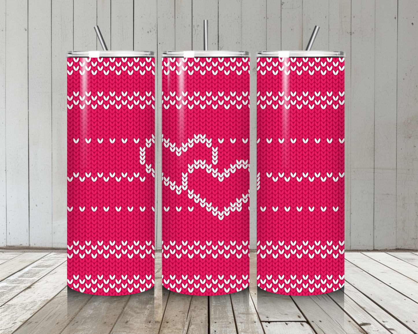 Knitted Hearts