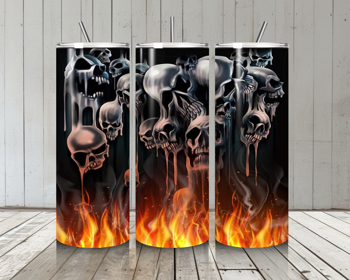 Firey Skulls
