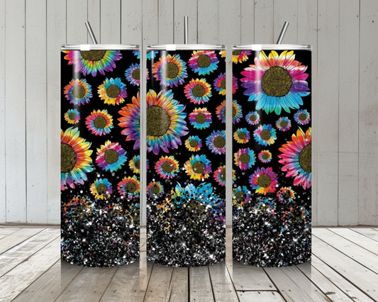 Rainbow Sunflowers