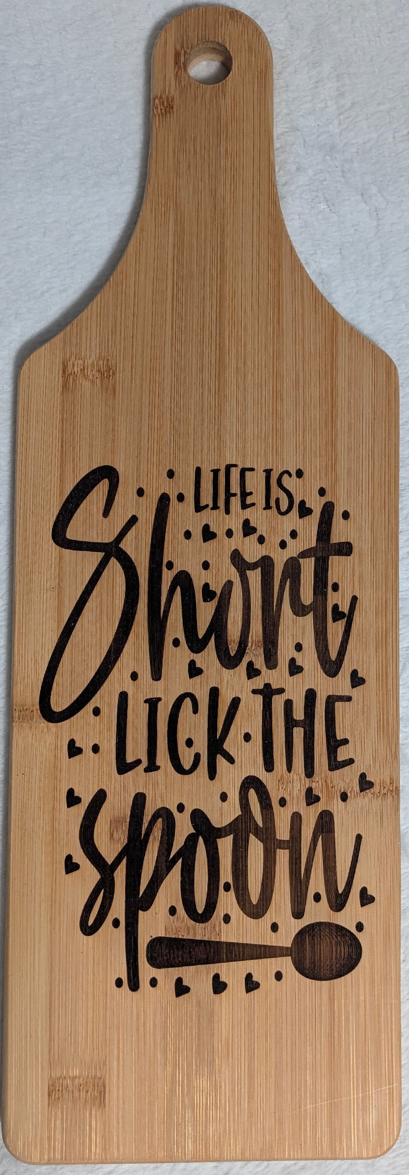 Life is Short, Lick the Spoon
