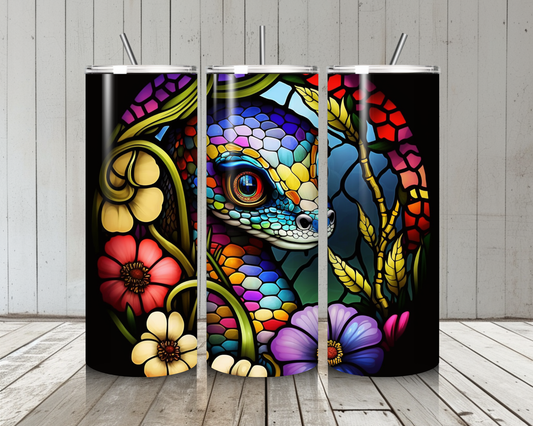 Stained Glass Snake